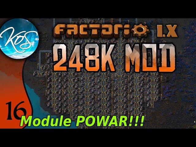 Factorio 248k Mod 16 - EXPLORING MODULES  - Tips & Tricks