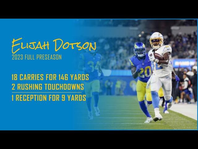 Elijah Dotson Full Preseason Highlights | Every Run and Target in 2023 | Fantasy Football Film