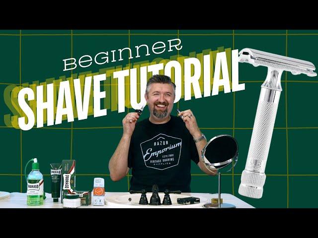 Ultimate Beginner Safety Razor Shave Tutorial: How to Use Merkur 34C