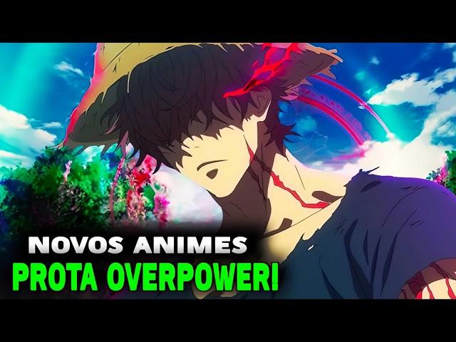 TOP 10 MELHORES Animes Onde o Protagonista é OVERPOWER! ( NOVOS ANIMES 2024 )