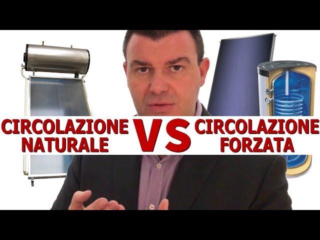 Solare Termico - Circolazione Naturale VS Circolazione Forzata