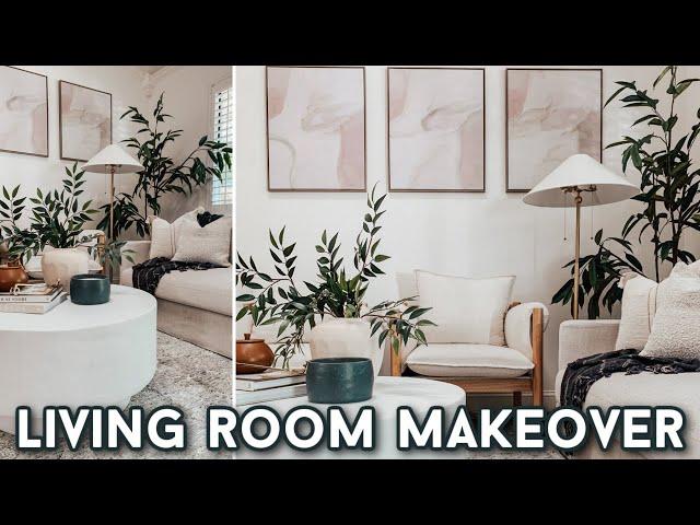 DIY LIVING ROOM MAKEOVER & HOME DECOR RE-STYLE | DECORATING IDEAS | DECORATING ON A BUDGET