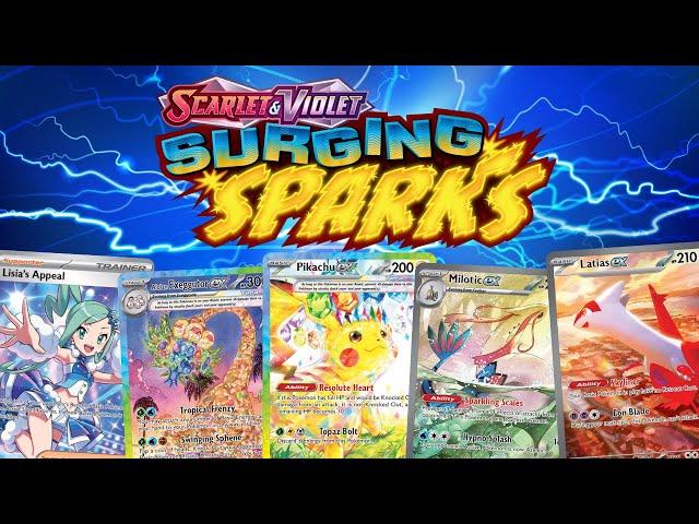 Top 10 Expensive Surging Sparks Pokemon Cards!