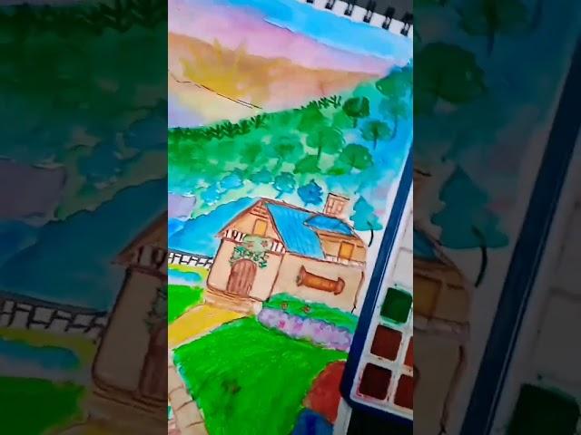 Drawing cutest house  