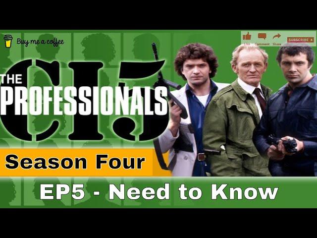 The Professionals (1980) SE4 EP5 - Need to Know