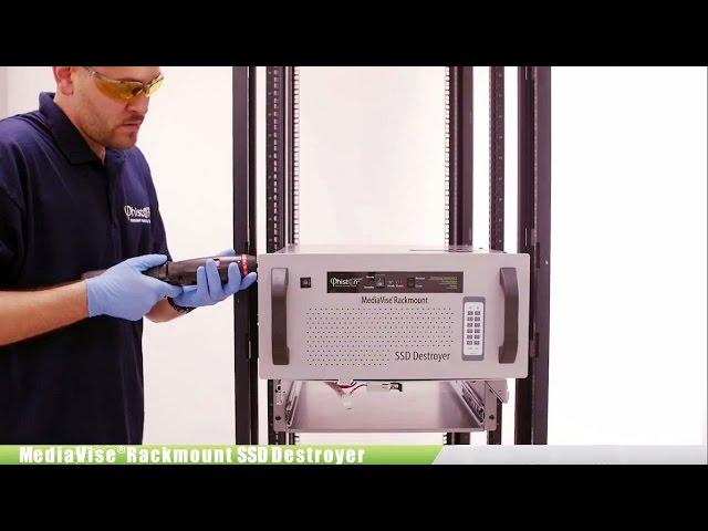 Phiston Technologies SDD Rackmount Solid State Media Destroyer
