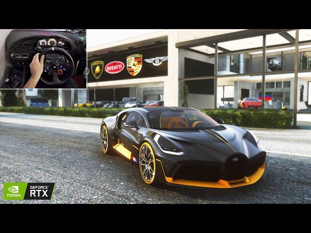 Buying Bugatti Divo From Showroom | GTA 5 - Logitech G29 Gameplay