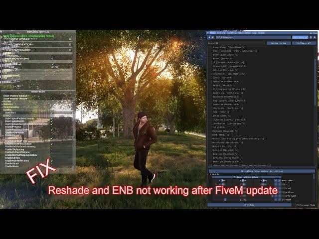 Fix Reshade and ENB not working on FiveM