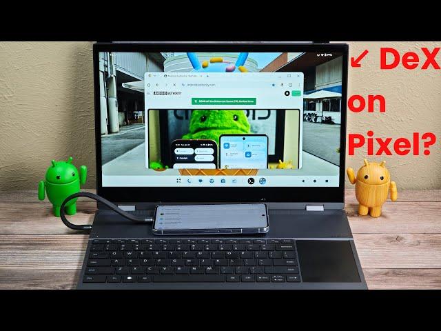 DeX on Pixel?! FIRST LOOK at Android's new Desktop Mode!
