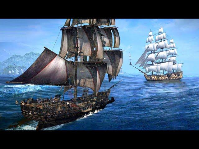 Assassin's Creed 4 Black Flag Ship Boarding Combat & Naval Combat with Edwards Original Outfit