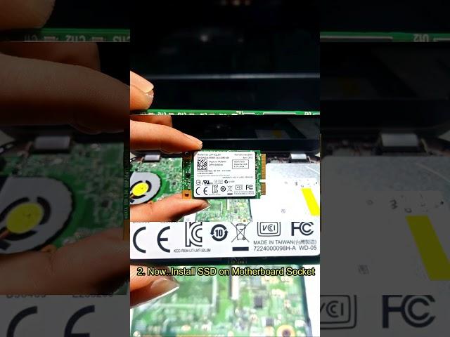 How to Install SSD on Laptop Dell Inspiron 14z - 5423. #shorts