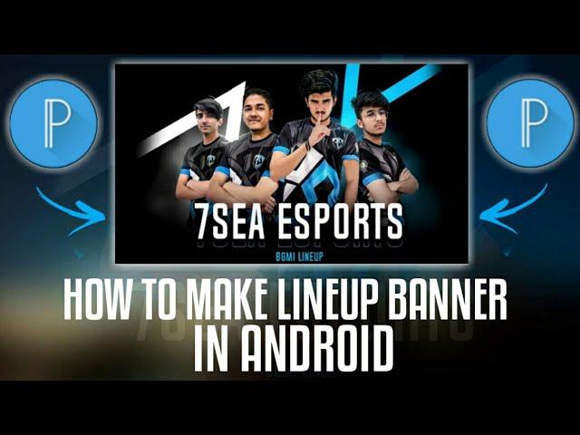 How To Make Esports Team Lineup Poster|How To Make Esports Tournament Poster