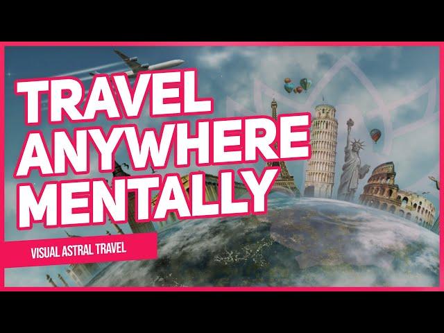 🟣 Travel Anywhere Mentally | Visual Astral Travel | 432hz Astral Projection Binaural Beat