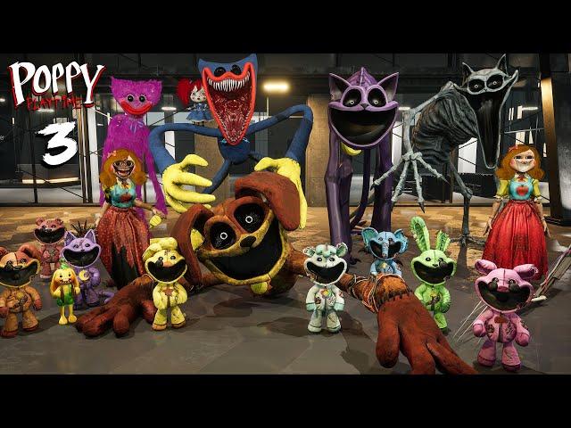 Poppy Playtime: Chapter 3 - Comparison of All Monsters