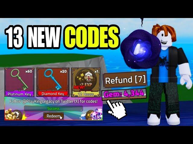 *NEW CODES* ALL WORKING CODES IN KING LEGACY 2024 NOVEMBER! ROBLOX KING LEGACY CODE