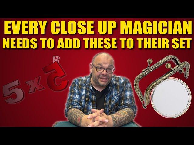 5 Things Every Close Up Magician Needs | 5x5 With Craig Petty