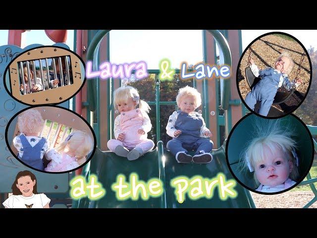 Reborn Toddlers Laura and Lane Play at the Park! | Kelli Maple