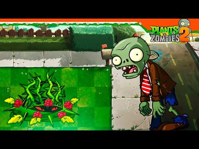  НОВОЕ РАСТЕНИЕ КУСТ ЕЖЕВИКИ ИМБА!  Plants Vs Zombies 2 (Растения против Зомби 2) Прохождение