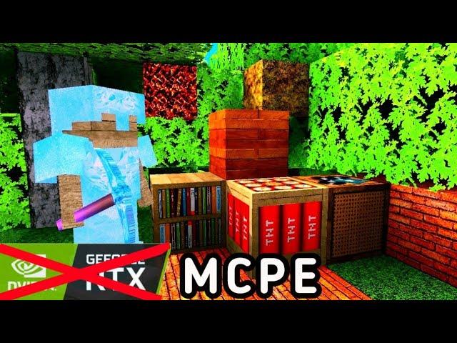 "BEST" RTX Texture Pack for Minecraft PE 1.18