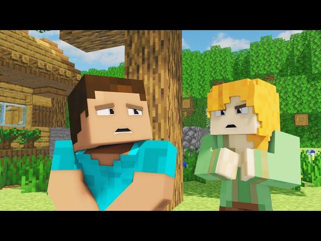 Peeing - Alex and Steve Life (Minecraft Animation)