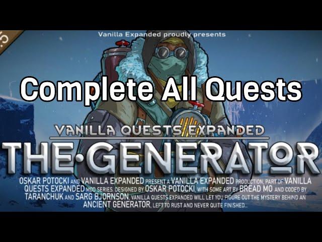 NEW Vanilla Expanded Quests AND Complete All Quests