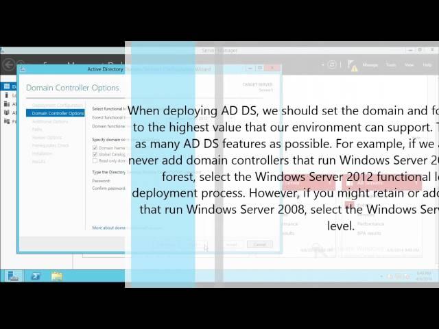 Active Directory ( AD DS ) : How to install on Windows Server 2012