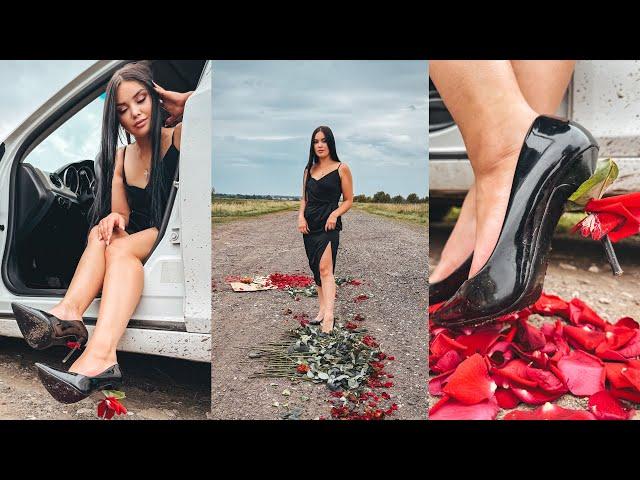 CRUSH || Crushed 101 roses with high heels