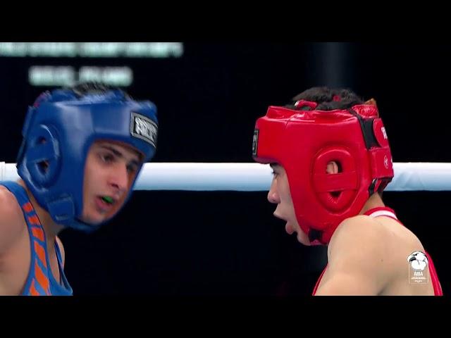 Kielce 2021 Finals (M56kg) SABYR Yerbolat (KAZ) vs SACHIN (IND)