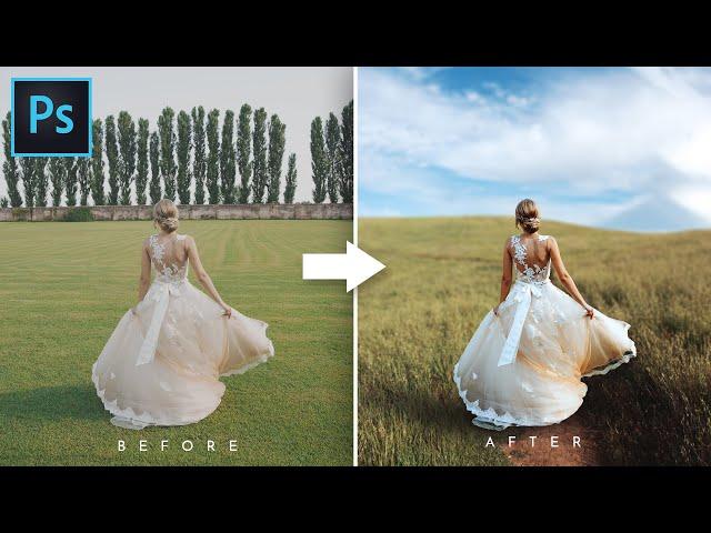 How To Change Background in Photoshop | Photoshop Tutorial