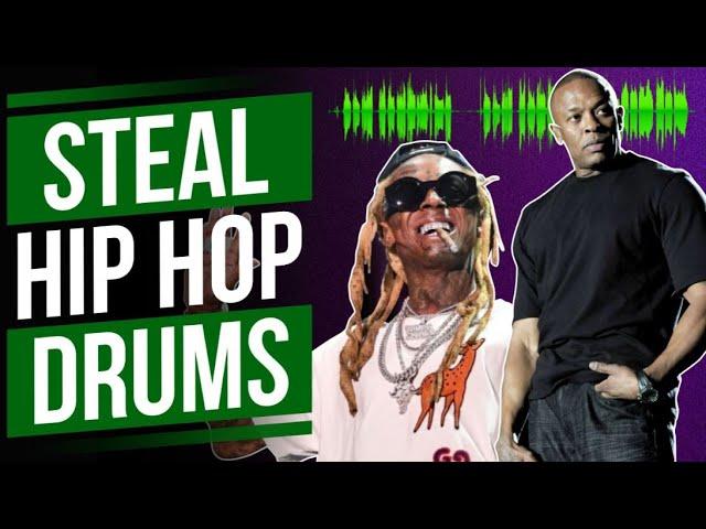 HOW TO STEAL HIP HOP DRUMS | MUSIC PRODUCTION FOR BEGINNERS