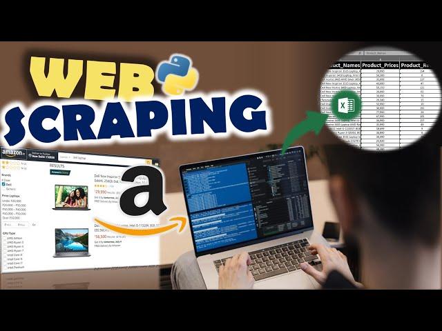 Web Scraping | Amazon Products Web Scraping Using Selenium from, Python to Excel | Part - 14