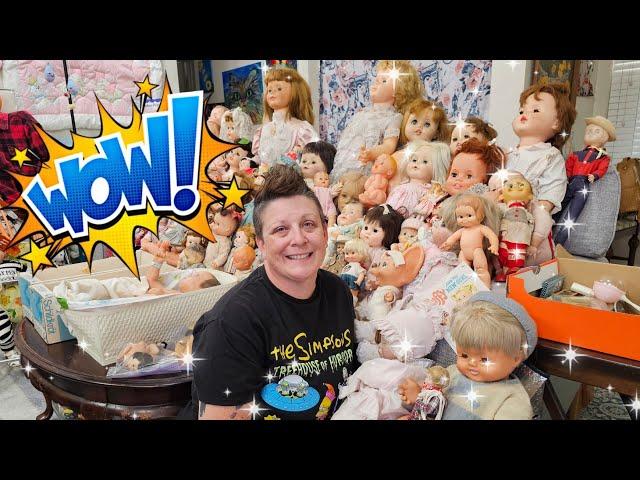 HUGE Vintage Doll Haul - My Biggest Doll Haul Ever!! nlovewithreborns2011