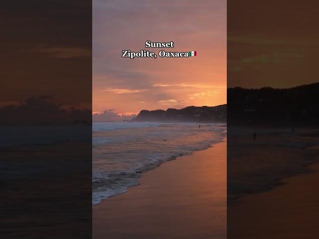 #sunsets in #zipolite #beach 🫶