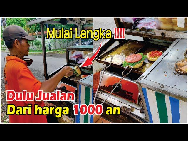 LANGKA!!! KULINER MASA KECIL BURGER KELILING, RASA GAK KALAH DENGAN YANG ADA DI MALL