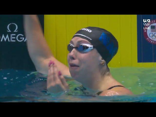 Gretchen Walsh sets a WORLD RECORD in the 100m fly | U.S. Olympic Swimming Trials presented by Lilly