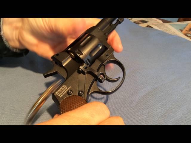 Gletcher Nagant (NGT) revolver: Operating the action