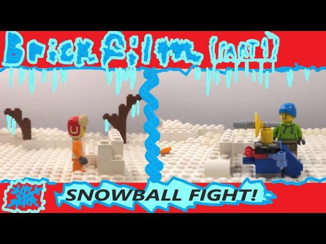 LEGO Winter | SnowBall Fight Stop-Motion! (Part 1)