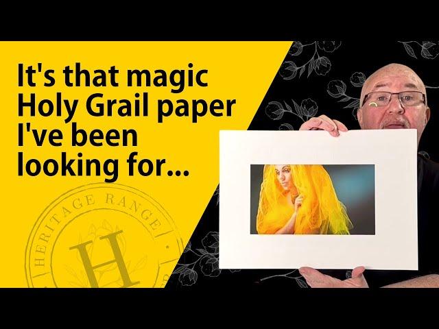 NEW ARCHIVAL FINE ART PAPER | Damian McGillicuddy reviews PermaJet Heritage Range