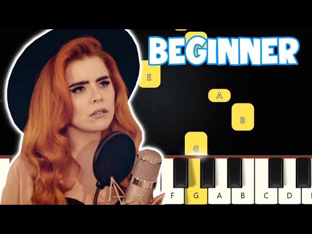 Only Love Can Hurt Like This - Paloma Faith | Beginner Piano Tutorial | Easy Piano