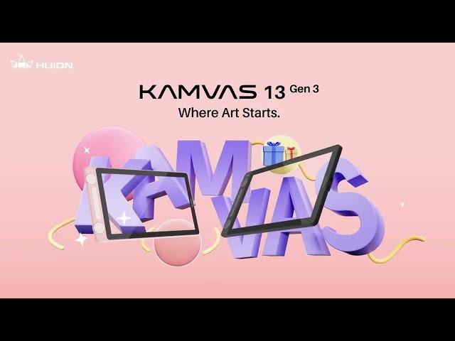 Huion | kamvas 13 (Gen 3) | Where Art Starts