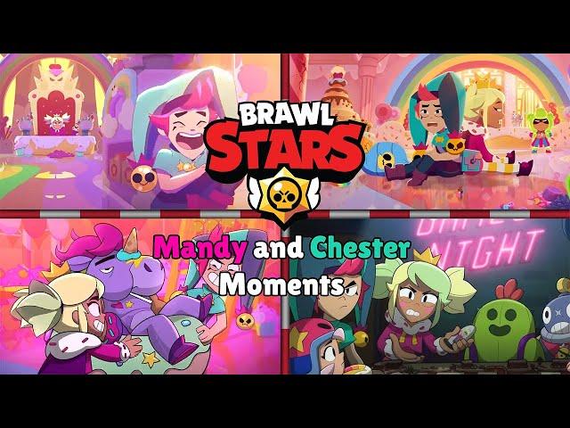 Brawl Stars - Every Mandy and Chester Moments