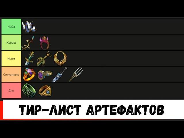 Тир лист малых Артефактов Герои 5