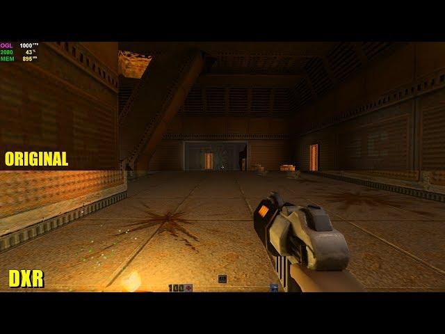 Quake II ( 1997 ) Original vs Ray Tracing