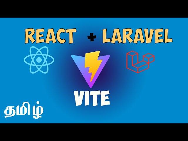 How to use React in Laravel 9 with Vite in Tamil