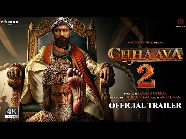 Chhaava 2 - Trailer | Vicky Kaushal | Akshaye Khanna | Rashmika Mandanna | Dinesh Vijan | New 2025