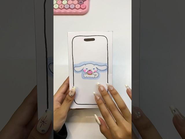 Cinnamoroll iphone 15 🩵 #craft #asmr #diycrafts #papersquishy #satisfying