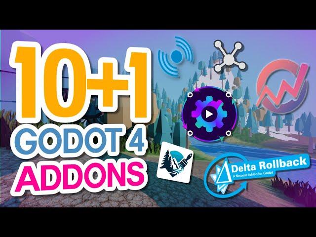 10+1 INCREDIBLE addons for Godot 4