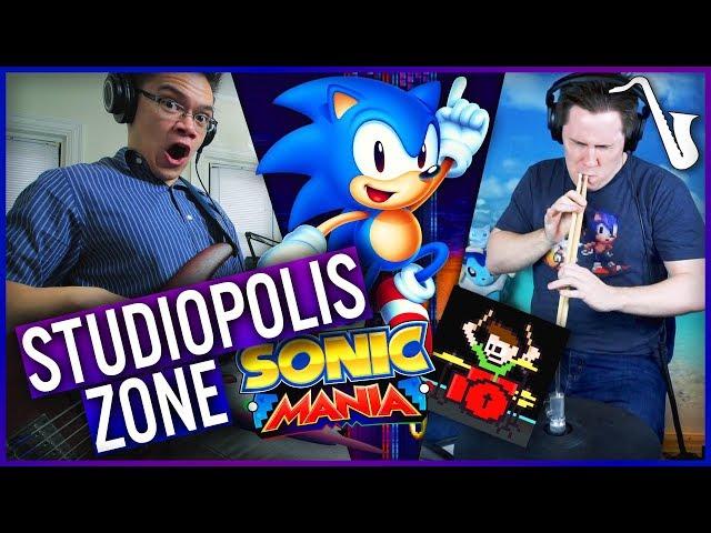 Sonic Mania: Studiopolis Zone (Act 1) Jazz Cover (feat. The8BitDrummer)