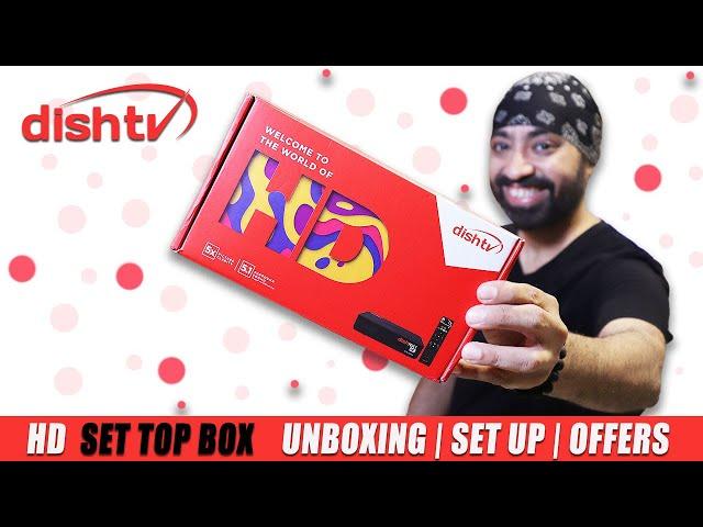 DishTV HD Set top Box for just Rs 869️- Unboxing, Setup and Offers 