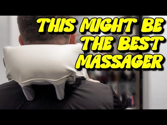 Wearable Neck & Shoulder Massager REVIEW This feels like I'm not alone in the room 